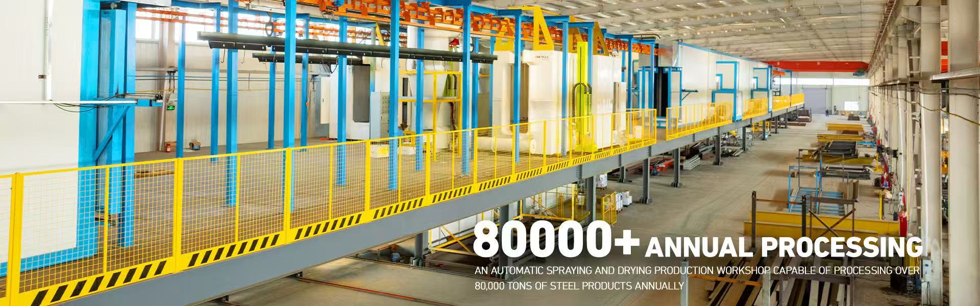 Qualität Vorgefertigtes Haus aus Leichtstahl usine