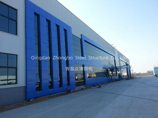 PU Sandwich Panel Steel Sheet Steel Structure Building Metal Warehouse For Industrial Storage