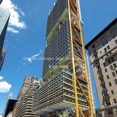 Modern High Rise Commercial Steel Building Prefab Steel Structure Hotel School Hospital