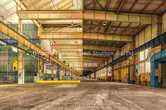 Q235B Q355 Custom Steel Structure Workshop Construction H Section Steel Columns