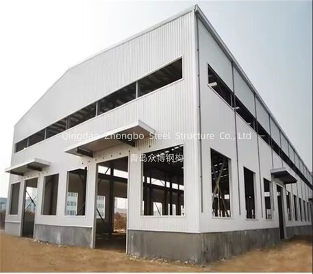 H Section Steel Q355B Steel Structure Prefabricated Aircraft Hangars Steel Or Sandwich Panels