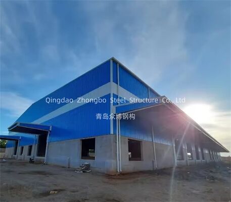 Customizable Steel Structure Building Offering and Durable Solutions for Industrial Warehousing and Metal Storage Facilities