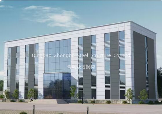 Prefabricated Commercial Steel Building Featuring Easy Assembly and Precision Engineering for Hotel Office and Supermarket