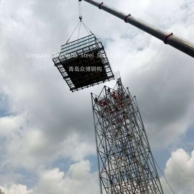 Hot-dip galvanized water storage tank and supporting tower