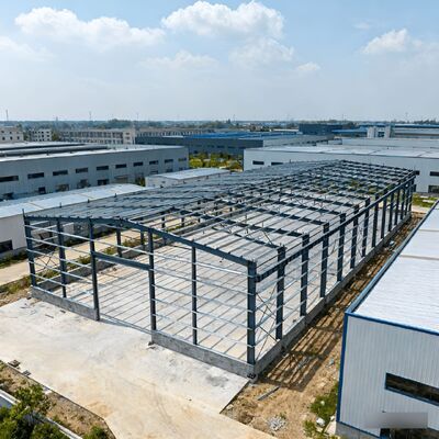 Steel Structure Warehouse Prefabricated Metal Building Ideal for Industrial Storage Workshops and Commercial Warehousing