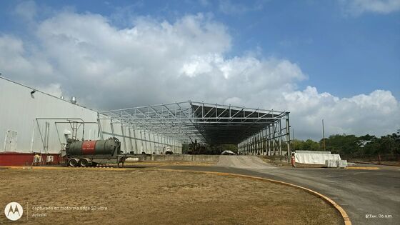 Steel Structure Warehouse Metal Frame Construction Designed to Maximize Storage Capacity and Ensure Structural Stability